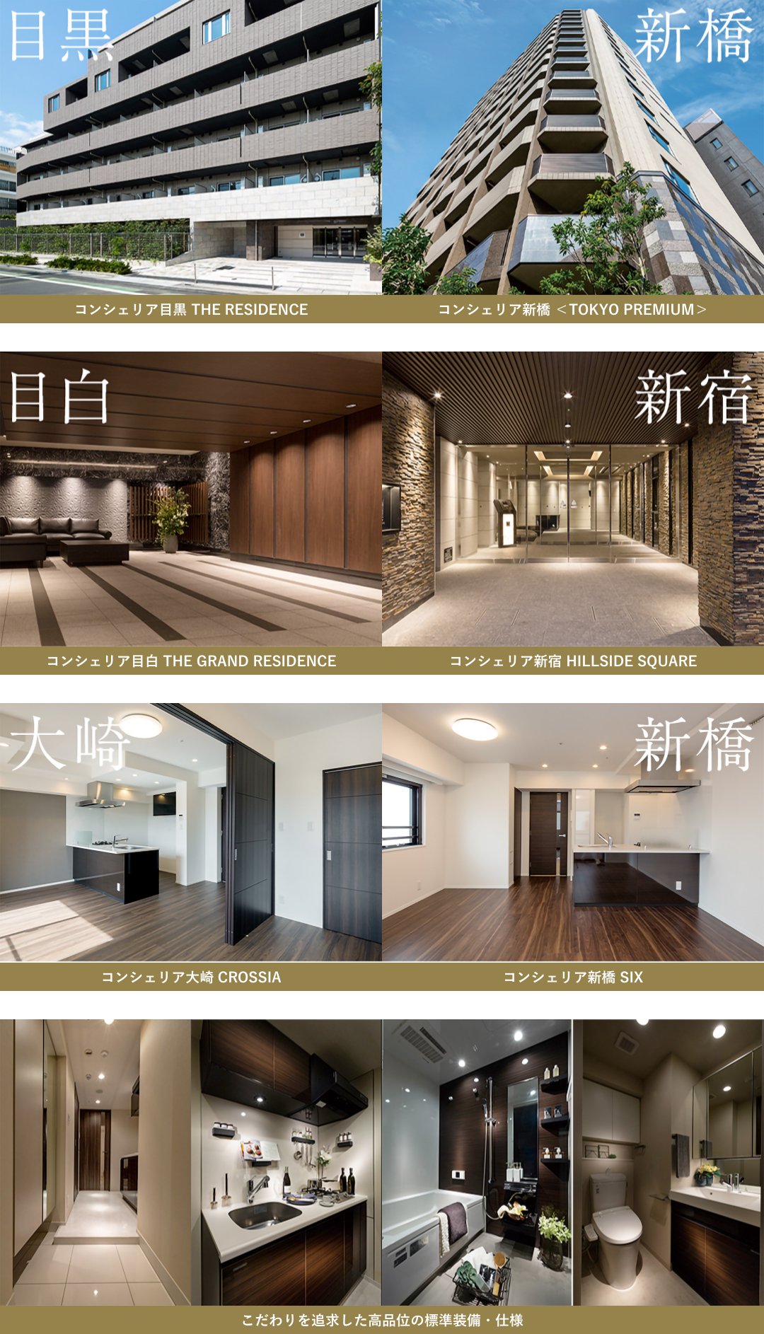 東京一等地 ハイグレードワンルームマンション「コンシェリア」